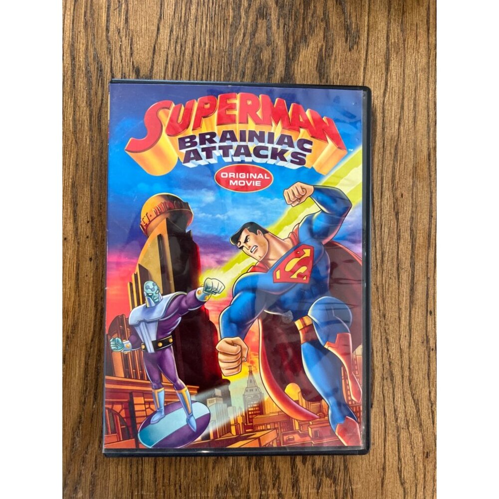 Superman Brainiac Attacks DVD Original Movie Animated Action